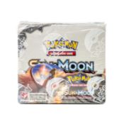 POKÉMON SUN & MOON: BURNING SHADOWS, factory-sealed booster box, containing thirty-six packs