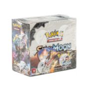 POKÉMON SUN & MOON: BURNING SHADOWS, factory-sealed booster box, containing thirty-six packs