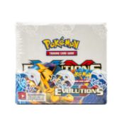 POKÉMON XY ERA: EVOLUTIONS, factory-sealed booster box, containing thirty-six packs Provenance: