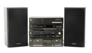 HI-FI SEPARATES TECHNICS MID 80'S, graphic equaliser model SH-Z250, serial number MA5620A599, 7
