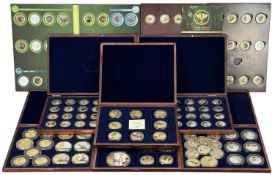 COLLECTION OF BOXED MINT COIN SETS, including 250 Years of HMS Victory, British Regiments,
