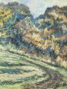 A. THORNHILL pastel - impressionist landscape, signed and dated '95 lower left, 44.5 x 34cms