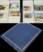 VINTAGE POSTCARDS, album containing comical and other postcards, approx. 100 Provenance: private