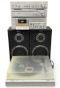 TELETON SEPARATES STEREO EQUIPMENT including TRP 390 turntable, A390 amplifier, T390 tuner and