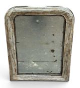 VINTAGE ARCHED TOP MIRROR with porcelain mosaic style frame, 89 (h) x 66 (w) x 4cms (d)