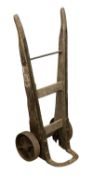 VINTAGE LMS WOODEN & IRON SACK TRUCK Provenance: private collection Gwynedd
