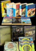 HARRY POTTER & LORD OF THE RINGS, various hardback books, CDs etc. Provenance: private collection