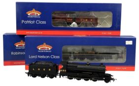 THREE BOXED BACHMANN LOCOMOTIVES & TENDERS, Lord Nelson class 31-409, Patriot class 31-212 and