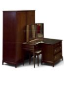 STAG MINSTREL BEDROOM FURNITURE, comprising two-door wardrobe, 177 (h) x 128 (w) x 60cms (d);