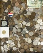 ASSORTMENT OF PRE-DECIMAL COINS, QV to QEII Provenance: private collection Denbighshire