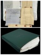 ALBUM OF VICTORIAN ENVELOPES, many with Penny Red stamps Provenance: private collection Ynys Môn