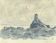 ‡ SIR KYFFIN WILLIAMS RA (Welsh, 1918-2006) limited edition (152/750) print - Llanddwyn