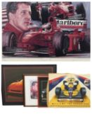 FORMULA 1 INTEREST to include Leon Evans limited edition (353/850) print - Michael Schumacher,