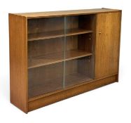 MID-CENTURY REMPLOY BOOKCASE, 84 (h) x 122 (w) x 30cms (d) Provenance: deceased estate Gwynedd