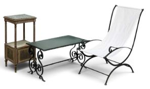 VARIOUS FURNITURE ITEMS, to include French-style cabinet with marble top, 78 (h) x 37 (w) x 37cms (