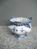 Royal Copenhagen Musselmalet. Vollspitze. Zuckerschale #1112. Erste Wahl. Ø 11cm.