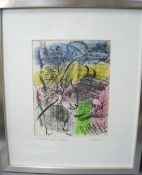 Marc Chagall (1887-1985). Farblithografie aus der Sonderausgabe der Kunstzeitschrift Xxe siècle (