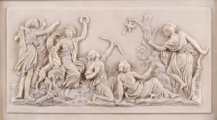 Flachrelief. "Diana mit Nymphen". Wohl