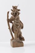 Skulptur. 20. Jh. Hl. Christopherus.
