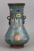 Chinesische Cloisonné-Vase 