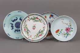4 asiatische Porzellanteller
