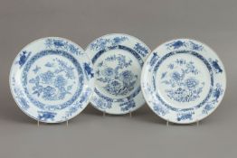 3 chinesische Porzellanteller