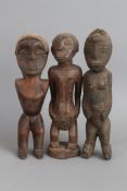 3 afrikanische Ritualfiguren