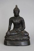 Thailändischer Boddhisattva im Bhumisparsa-Mudra