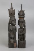 Paar Ahnenfiguren, wohl Nias, Sumatra