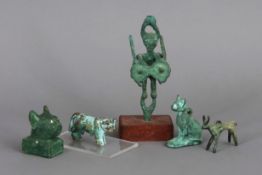 5 Bronzefiguren (im Stile) der Antike