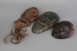 3 afrikanische Ritualmasken