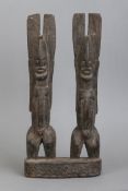 Afrikanische Nommi Zwillingsfigur der Dogon, Mali
