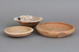 3 römische Tonschalen der Antike