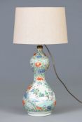 Tischlampe mit japanischem Kutani Vasen-Fuß