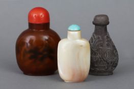 3 chinesische snuff-bottles
