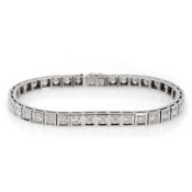 Rivière Armband mit Brillantbesatz ca. 4,6 ct