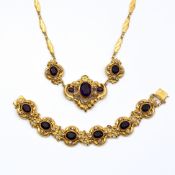 Amethyst-Schmuckset