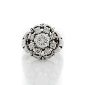 Diamantring ca. 1,12 ct