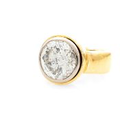 Solitärring 5,5 - 6 ct