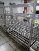 aluminum cooler rack, on casters