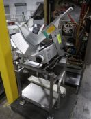 Bizerba deli slicer, on stand