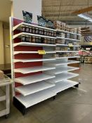 7FT OF MADIX WALL SHELVING