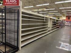 72FT OF STORFLEX GONDOLA SHELVING