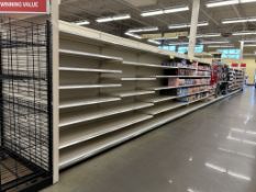 64FT OF STORFLEX GONDOLA SHELVING