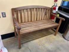 4FT WOODEN BENCH