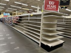 64FT OF STORFLEX GONDOLA SHELVING