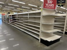 64FT OF STORFLEX GONDOLA SHELVING