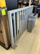 GROUP OF ASSORTED CROWD CONTAINMENT RAILING