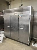TRAULSEN 3 DOOR STAINLESS FREEZER