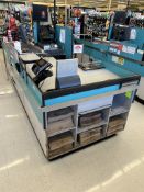 UNBRANDED SINGLE BELT CHECKSTAND (NO POINT OF SALES)